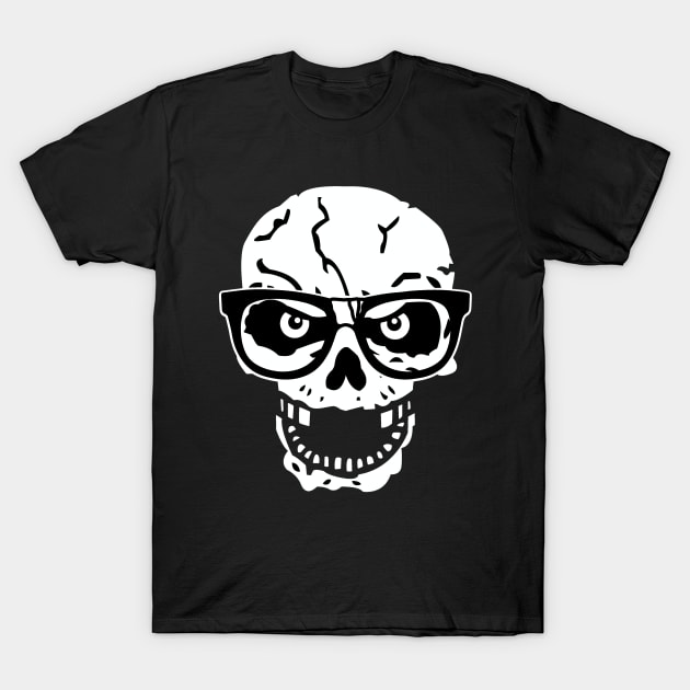 CC Foundation Skull White T-Shirt by WrestleWithHope